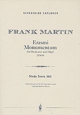 Frank Martin Notenblätter Erasmi Monumentum für