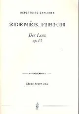 Zdenek Fibich Notenblätter Der Lenz Op.13