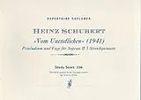 Heinz Schubert Notenblätter Vom Unendlichen für Sopran