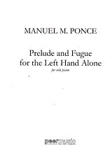 Manuel Maria Ponce Notenblätter Prelude and Fugue