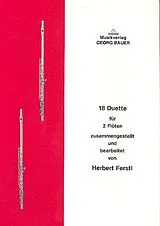  Notenblätter 18 Duette für 2 Querflöten