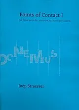 Joep Straesser Notenblätter Points of contact vol.1 for tenor recorder