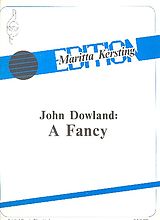 John Dowland Notenblätter A Fancy für Laute