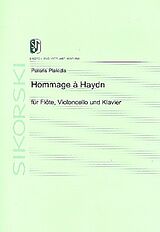 Peteris Plakidis Notenblätter Hommage a Haydn Trio für Flöte