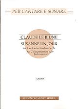 Claude Le Jeune Notenblätter Susanne un jour für