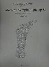 Felix Alexandre Guilmant Notenblätter Morceau symphonique op.88