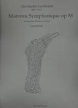 Felix Alexandre Guilmant Notenblätter Morceau symphonique op.88