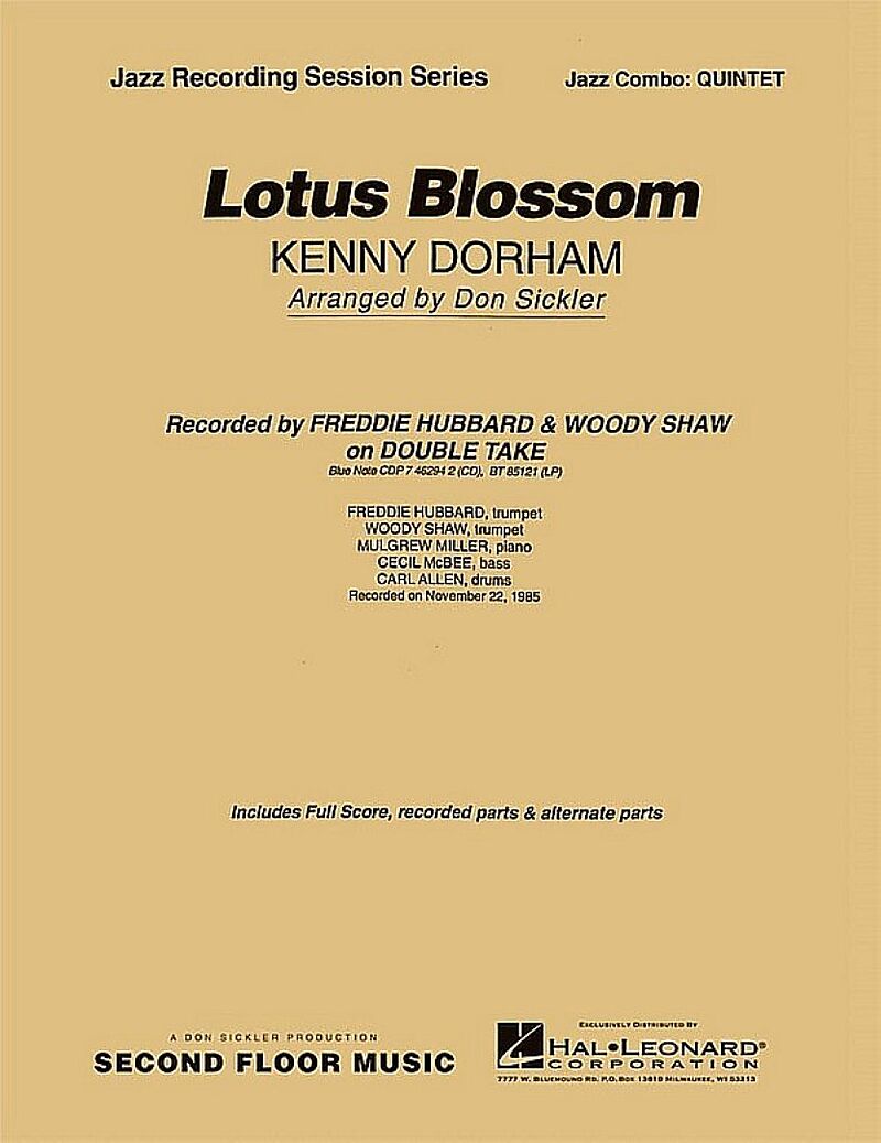Lotus blossomfor jazz combo quintet