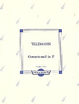 Georg Philipp Telemann Notenblätter Concerto f major no.3