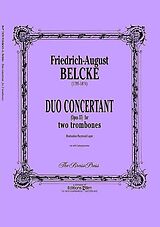 Friedrich August Belcke Notenblätter Duo concertant op.55