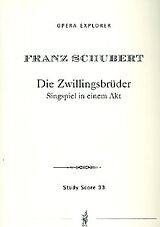 Franz Schubert Notenblätter Die Zwillingsbrüder