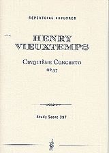 Henri Vieuxtemps Notenblätter Konzert Nr.5 op.37