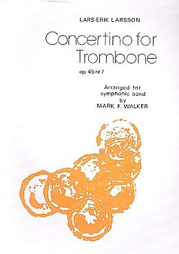 Lars-Erik Larsson Notenblätter Concertino op.45,7 for trombone
