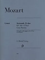 Wolfgang Amadeus Mozart Notenblätter Serenade B-Dur KV361