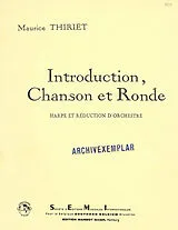 Maurice Thiriet Notenblätter Introduction, chanson et ronde
