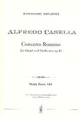Alfredo Casella Notenblätter Concerto Romano op.43