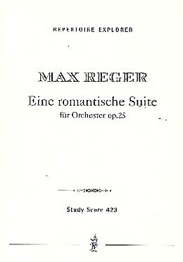 Max Reger Notenblätter Eine romantische Suite op.25