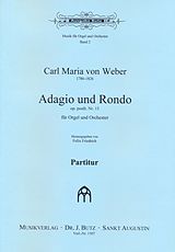 Carl Maria von Weber Notenblätter Adagio und Rondo op.posth. Nr.15