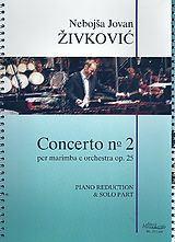 Nebojsa Jovan Zivkovic Notenblätter Concerto no.2 op.25