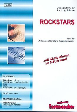 Jürgen Schmieder Notenblätter Rockstars für Akkordeonorchester