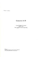 Georg Philipp Telemann Notenblätter Konzert D-Dur TWV54-D2