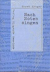 Horst Krüger Notenblätter Nach Noten singen (+2 MCs)