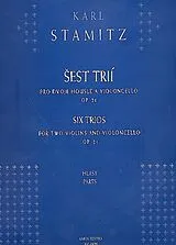 Karl Philipp Stamitz Notenblätter 6 Trios op.21 für 2 Violinen