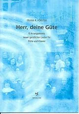  Notenblätter Herr deine Güte für Flöte und Klavier