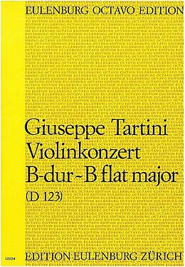 Giuseppe Tartini Notenblätter Konzert B-Dur D123