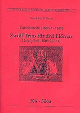 Carl Oestreich Notenblätter 12 Trios Band 1 (Nr.1-6)