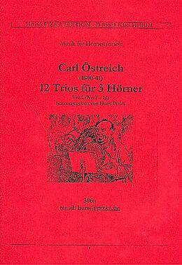 Carl Oestreich Notenblätter 12 Trios Band 2 (Nr.7-12)