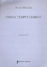 Arne Mellnäs Notenblätter Omnia tempus habent