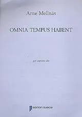 Arne Mellnäs Notenblätter Omnia tempus habent