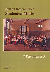 Johann Rosenmüller Notenblätter Studenten-Music Band 1 (Nr.1-7)