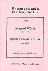 Konrad Wölki Notenblätter Heitere Sonatine D-Dur op.104