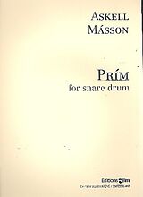 Áskell Másson Notenblätter Prim for snare drum