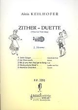 Alois Keilhofer Notenblätter Zither-Duette, Stimmen