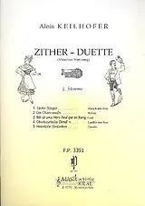 Alois Keilhofer Notenblätter Zither-Duette
