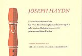 Franz Joseph Haydn Notenblätter Kleine Blockflötenstücke für 2
