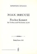 Max Bruch Notenblätter Konzert d-Moll op.44