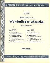 Rudolf Krebs Notenblätter Wanderlieder-Märsche op.34,5-8 Band 2
