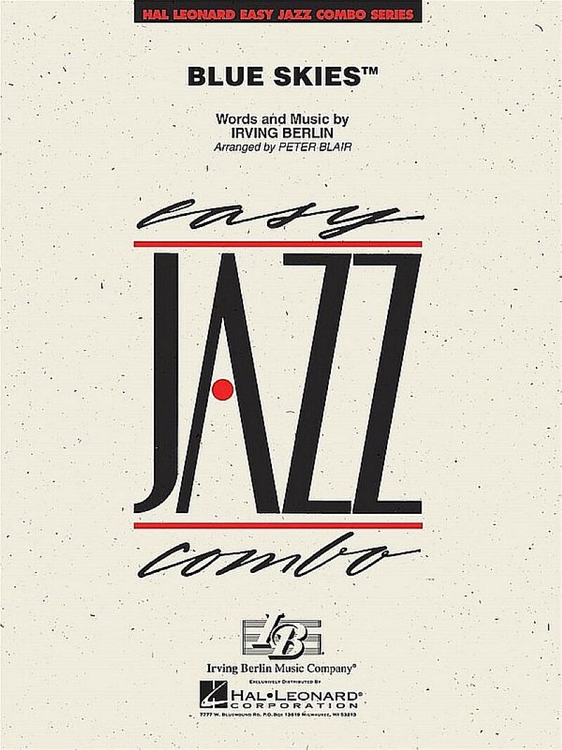 Blue Skiesfor easy jazz combo