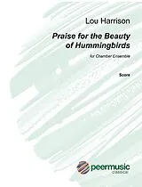 Lou Harrison Notenblätter Praise for the Beauty of Hummingbirds