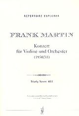 Frank Martin Notenblätter Konzert