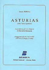 Isaac Manuel Albéniz Notenblätter Asturias della Suite espanola
