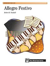 Robert D. Vandall Notenblätter Allegro festivo for piano duet