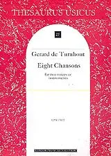 Gerard de Turnhout Notenblätter 8 chansons for 2 voices