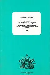 Gioacchino Rossini Notenblätter Overture Il barbiere di Siviglia