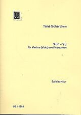 Tona Scherchen-Hsiao Notenblätter Yun-Yu für Violine und