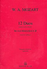 Wolfgang Amadeus Mozart Notenblätter 12 Duos nach KV487 (KV496a)
